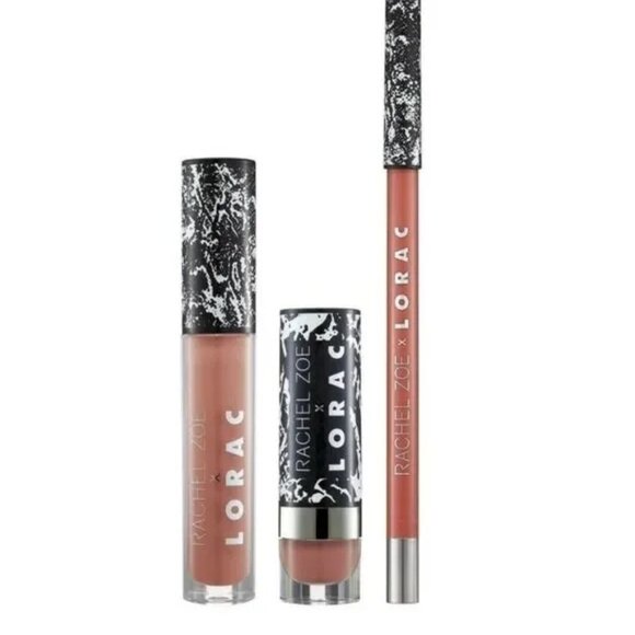 NEW Rachel Zoe x LORAC Alter Ego Golden Era LIMITED EDITION Lip Set Trio - Picture 2 of 9